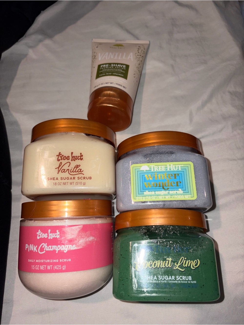 Tree hut Vanilla & Coconut Lime Shea Sugar Scrub Duo -